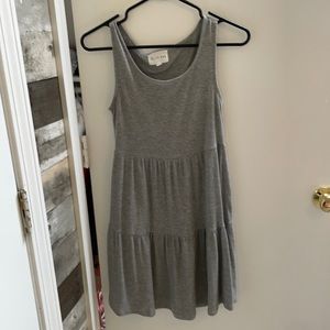 Olive and oak grey casual dress